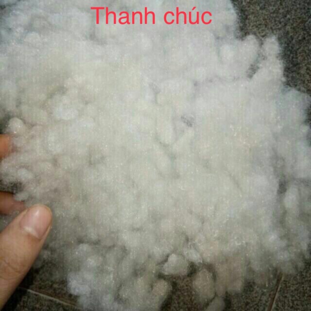 Gòn bi không pha tạp chất làm gối hơi hoặc nhồi bông