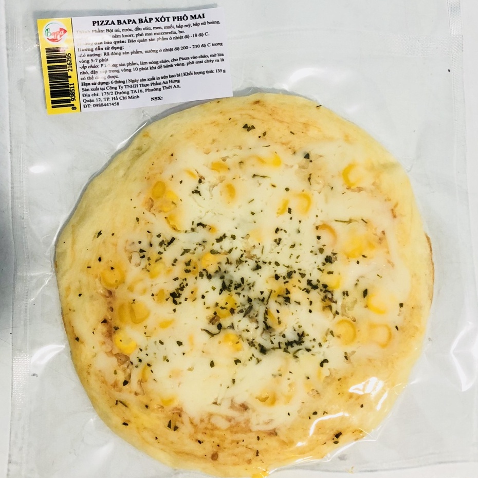 Pizza Bắp + Phô Mai  siu rẻ