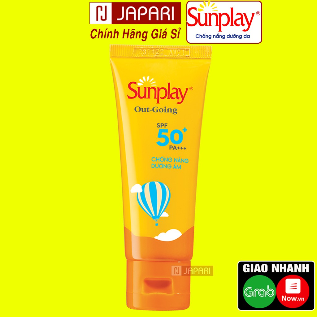 Tuýp Kem Chống Nắng Sunplay Out-Going Dưỡng Ẩm Kcn Cho Da Mặt & Toàn Thân Chính Hãng Rohto Nhật Bản Mỹ Phẩm Sỉ JAPARI