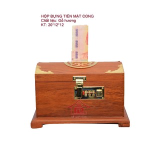 Hộp đựng tiền tiết kiệm khóa số mặt cong