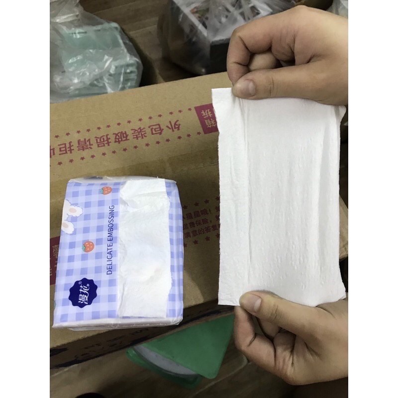 Giá sỉ thùng 40 gói giấy ăn thỏ cao cấp nội địa trung