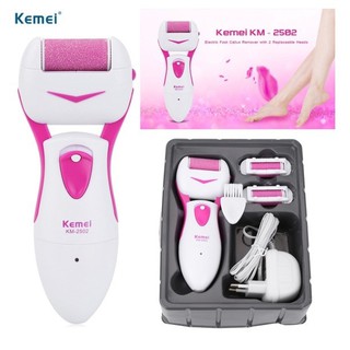 [FreeShip - Nhập Khẩu] (Loại Xịn) Máy chà gót chân kemei km-2500 dụng cụ nail mài tẩy tế bào chết cắm điện chuyên dụng