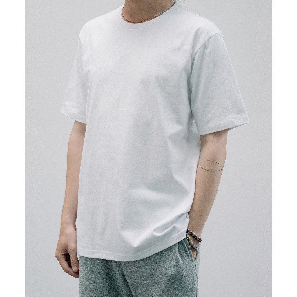 Áo thun trơn trắng đen 100% cotton | BigBuy360 - bigbuy360.vn