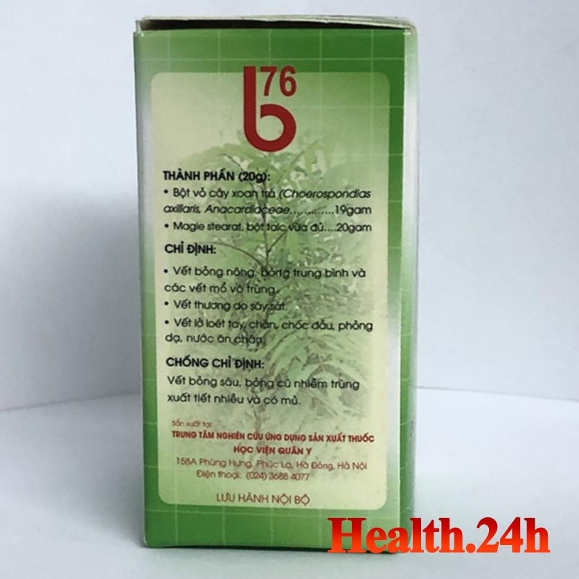 Kem bôi vết thương B76 Học viện Quân Y