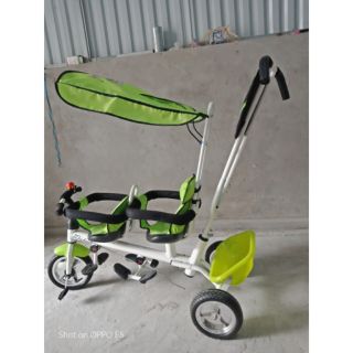 Xe đẩy 3 bánh sinh đôi 5566
