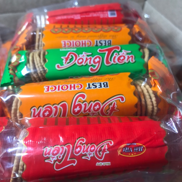 [Giá Gốc] Bánh Quy Đồng Tiền bịch 10 gói | BigBuy360 - bigbuy360.vn