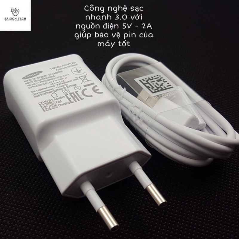 Củ Sạc Và Dây cáp Sạc Samsung androi chính hãng