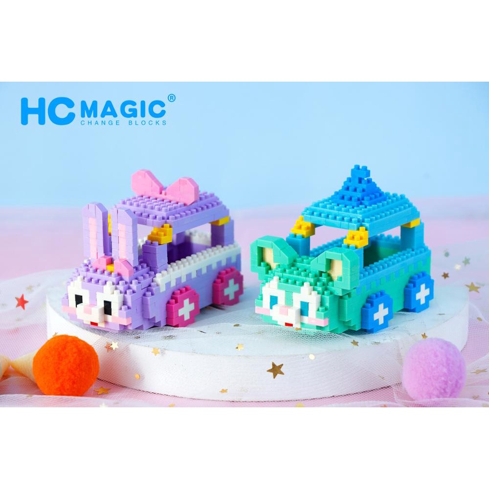 Bộ 349 Khối Lắp Ráp Hình Người Ngoài Hành Tinh / Xe Hơi / Ultraman Mini Bằng Gỗ Dễ Thương Dùng Làm Quà Tặng Sinh Nhật Cho