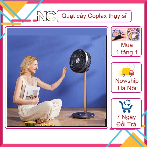 Quạt cây Coplax thụy sĩ, Quạt đứng thông minh siêu bền có điều khiển từ xa thông minh