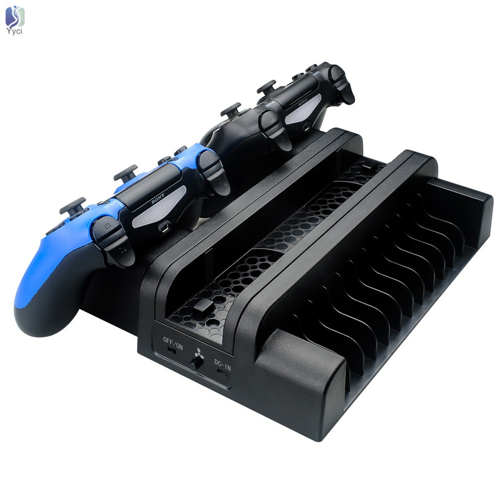 Đế đỡ đứng tản nhiệt với đèn LED thích hợp cho PS4/ PS4 Slim/ PS4 Pro