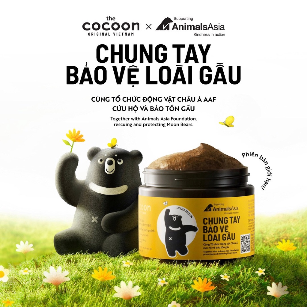 Bộ Sản Phẩm (có tách lẻ) Tẩy tế Bào Chết Cocoon Dak Lak Coffee Box