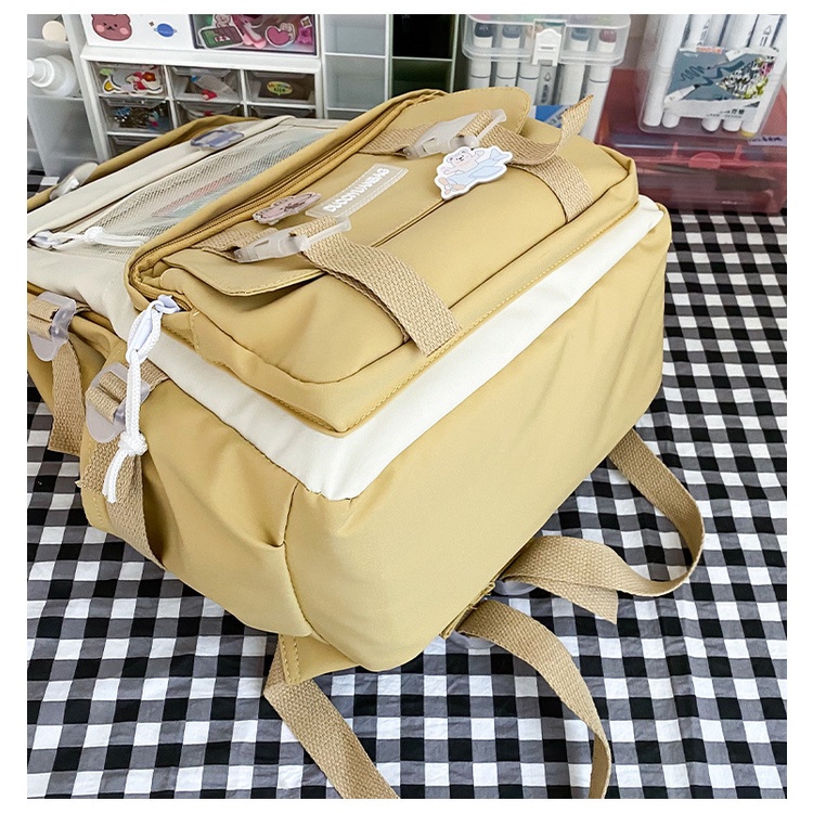 Balo Ulzzang Hàn Quốc Nam Nữ Chống Nước, Balo Thời Trang Đi Học Giá Rẻ
