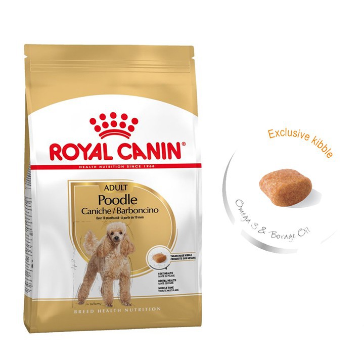 Thức ăn cho chó Poodle trưởng thành Royal canin Poodle adult 1.5kg