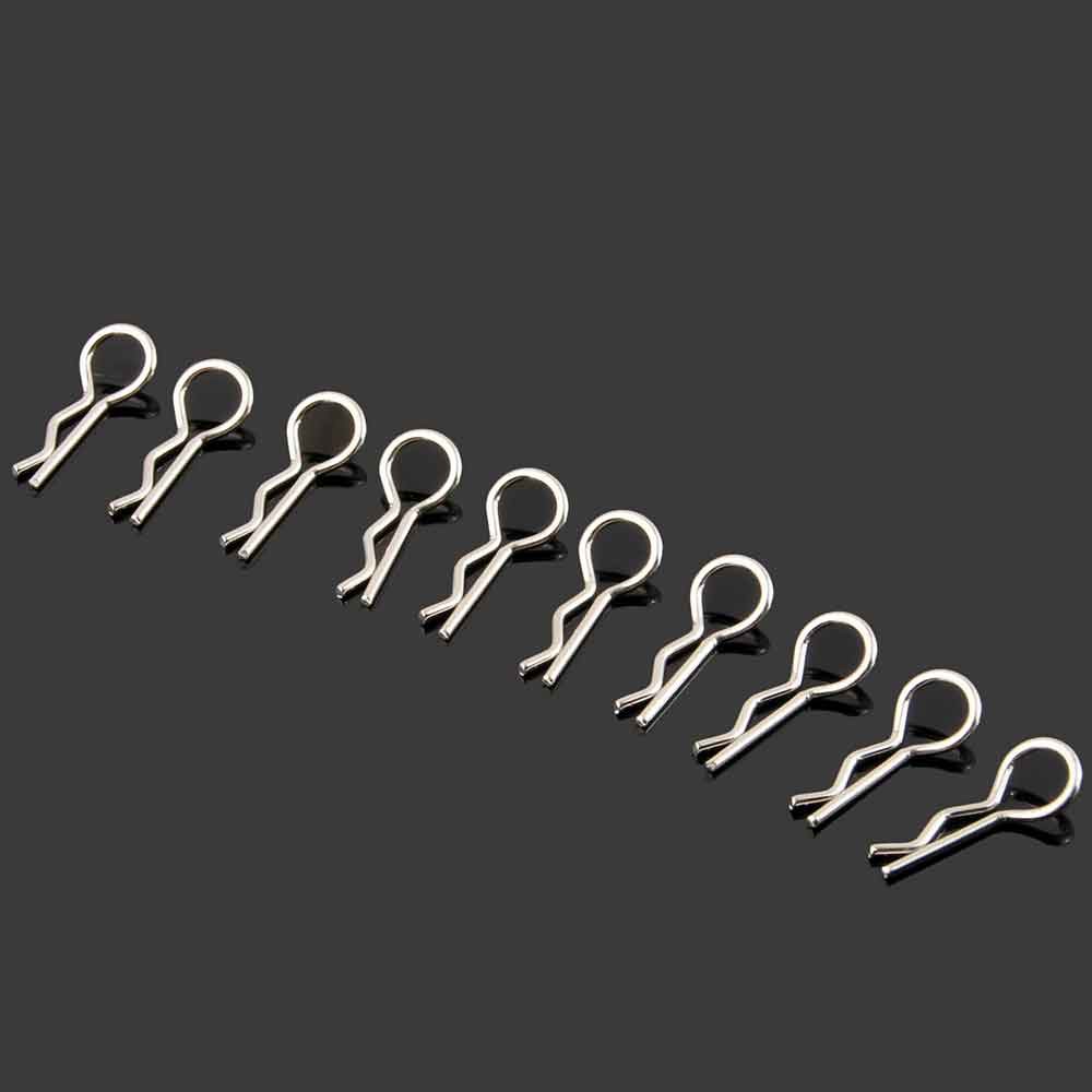 Bộ 8 Kẹp Bằng Thép Không Gỉ Cho Mô Hình Xe Hơi Điều Khiển Từ Xa 1/16 1/10 1/8 HSP HPI Himoto