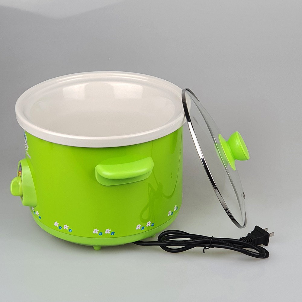 Nồi nấu chậm Fujika FJ-KC15 1.5L / FJ-KC25 2.5L chưng yến, hầm cháo, kho cá - Màu ngẫu nhiên - KILA