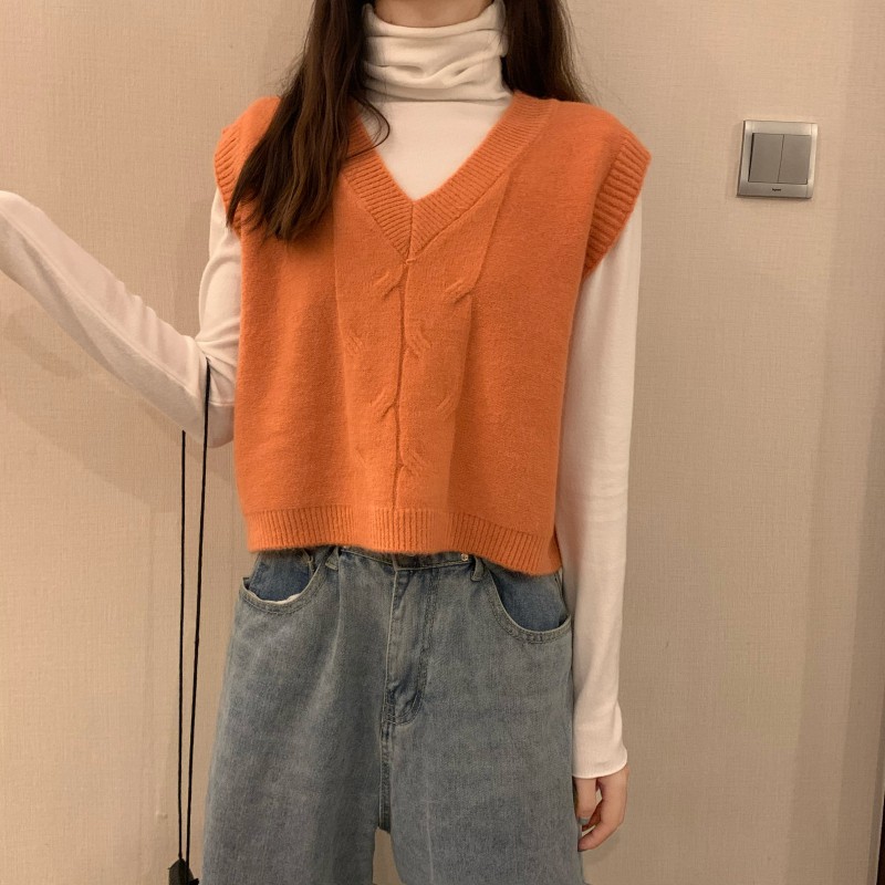 Áo Không Tay Cổ Chữ V Thời Trang Mùa Thu 2020 Dành Cho Nữ | BigBuy360 - bigbuy360.vn