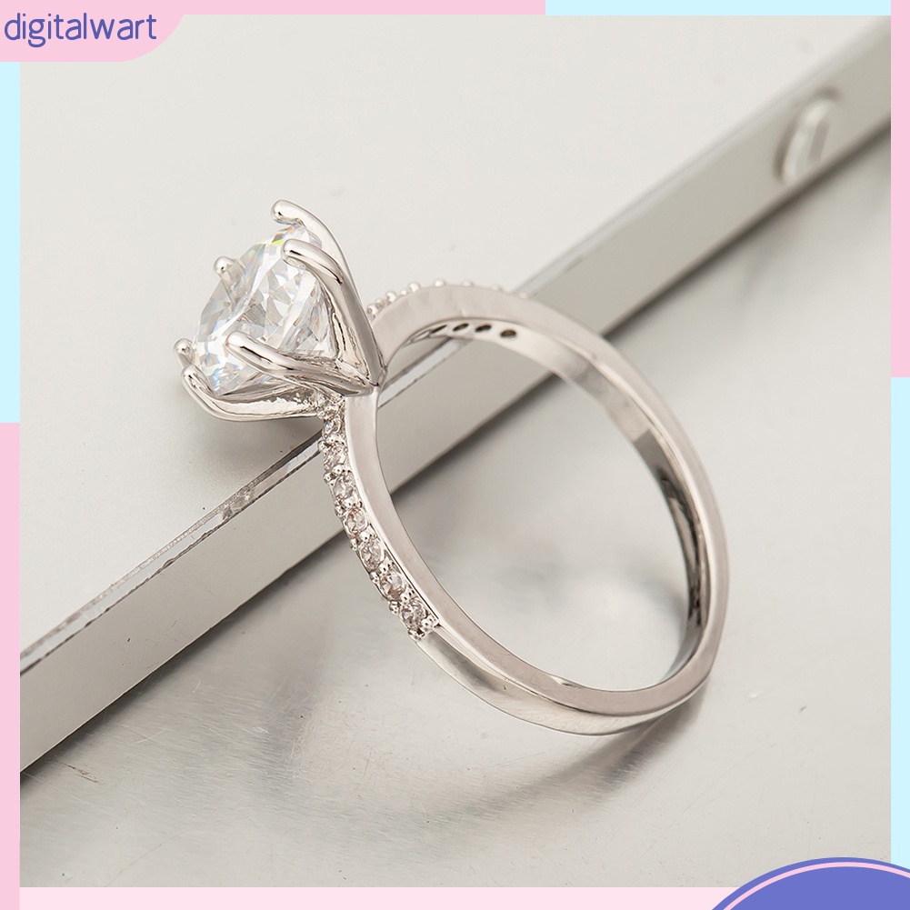 Nhẫn Hợp Kim Đính Đá Kiểu Dáng Thời Trang Cho Nữ