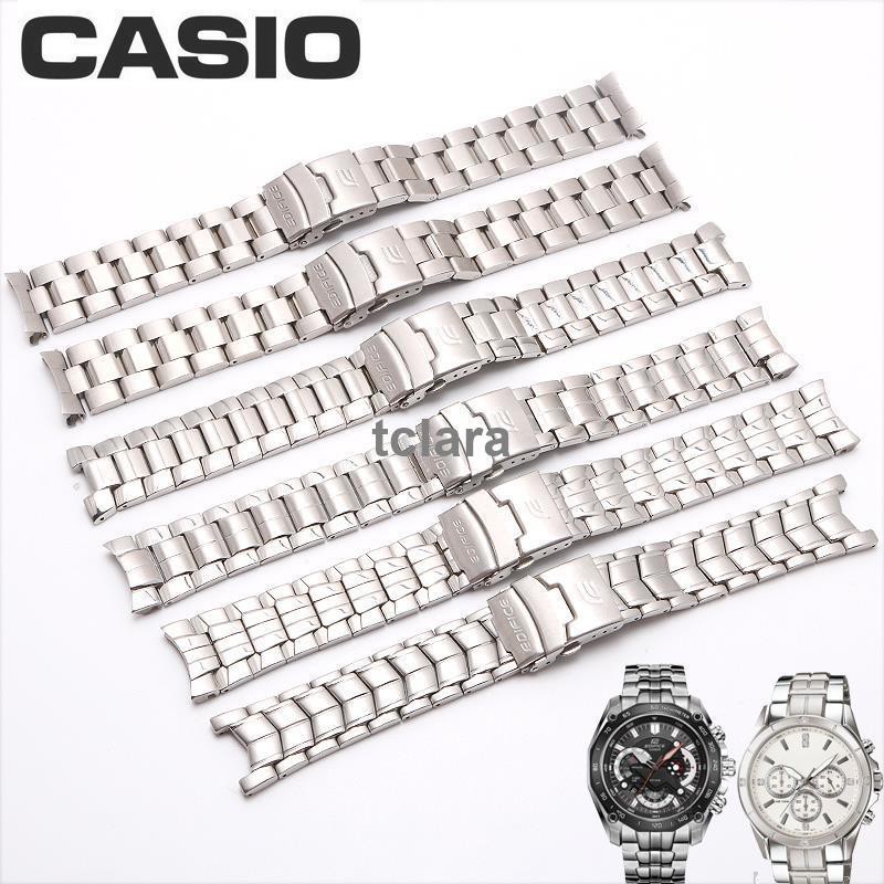 Mới Dây Đeo Bằng Thép Chất Lượng Cao Thay Thế Cho Casio Ef-524 534 550 527d 544 "