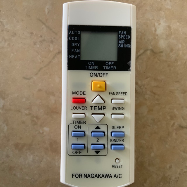 Điều khiển điều hoà Nagakawa