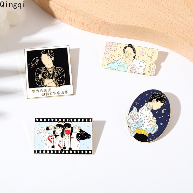 Huy hiệu cài áo Miss Zoe hình nhân vật hoạt hình Nhật Bản harajuku sáng tạo làm quà tặng cho bạn bè