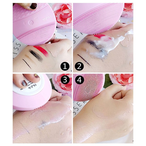 Máy rửa mặt và massage Blingbelle Sonic Face Brush sạc không dây nhớ chế độ rung | BigBuy360 - bigbuy360.vn