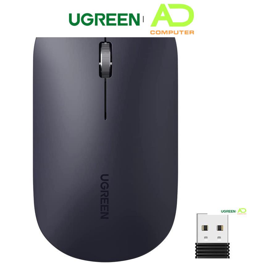 Chuột không dây UGREEN MU001 Tốc độ chuột 4000 DPI - Hàng phân phối chính hãng