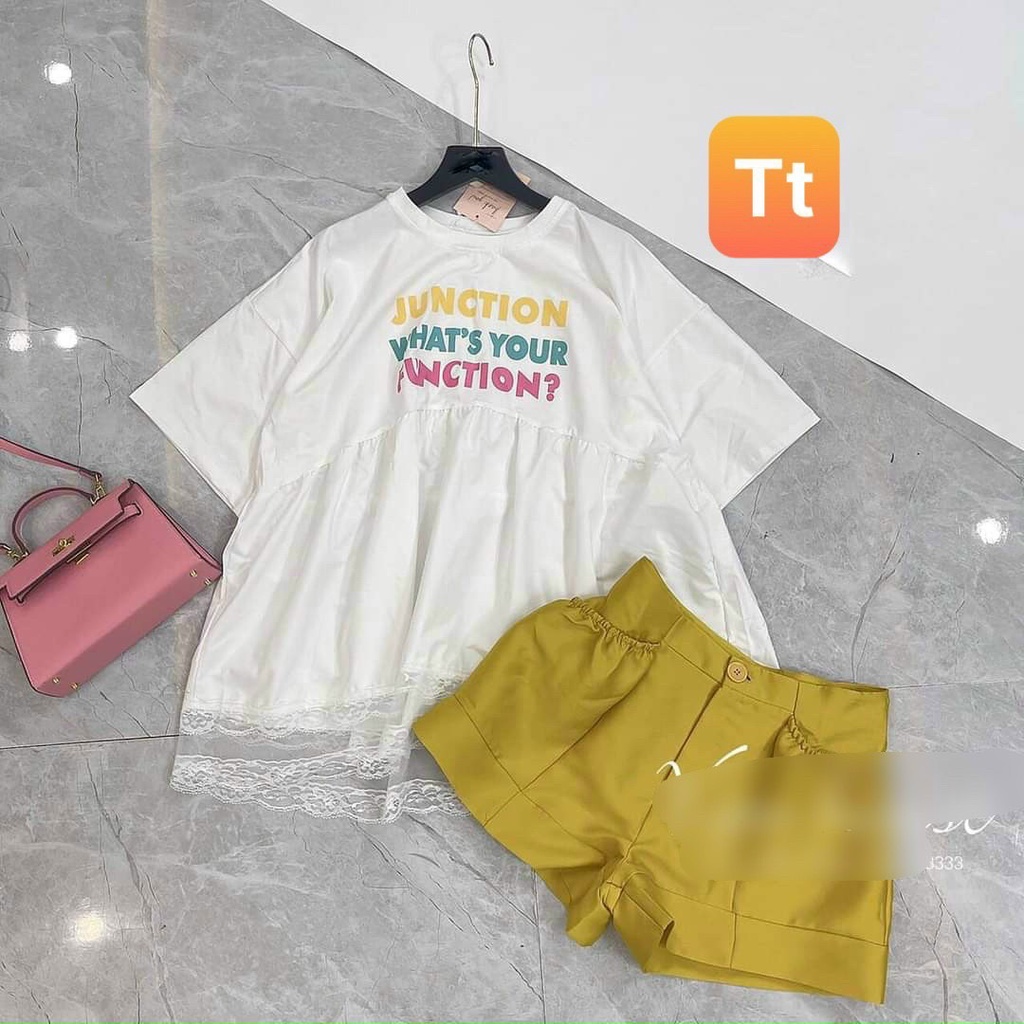 Set Tiểu Thư BABYDOLL  phối ren cực kì xinh xắn, đi chơi, đi dạo rất phù hợp