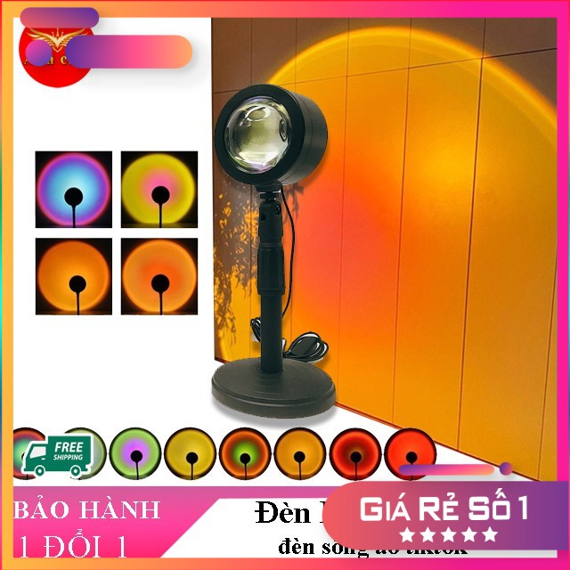 Đèn Led Sunset Hoàng Hôn 4 in 1, Cầu Vồng, Mặt Trời, Live Tream, chụp ảnh sống ảo Tiktok |Phutuan91