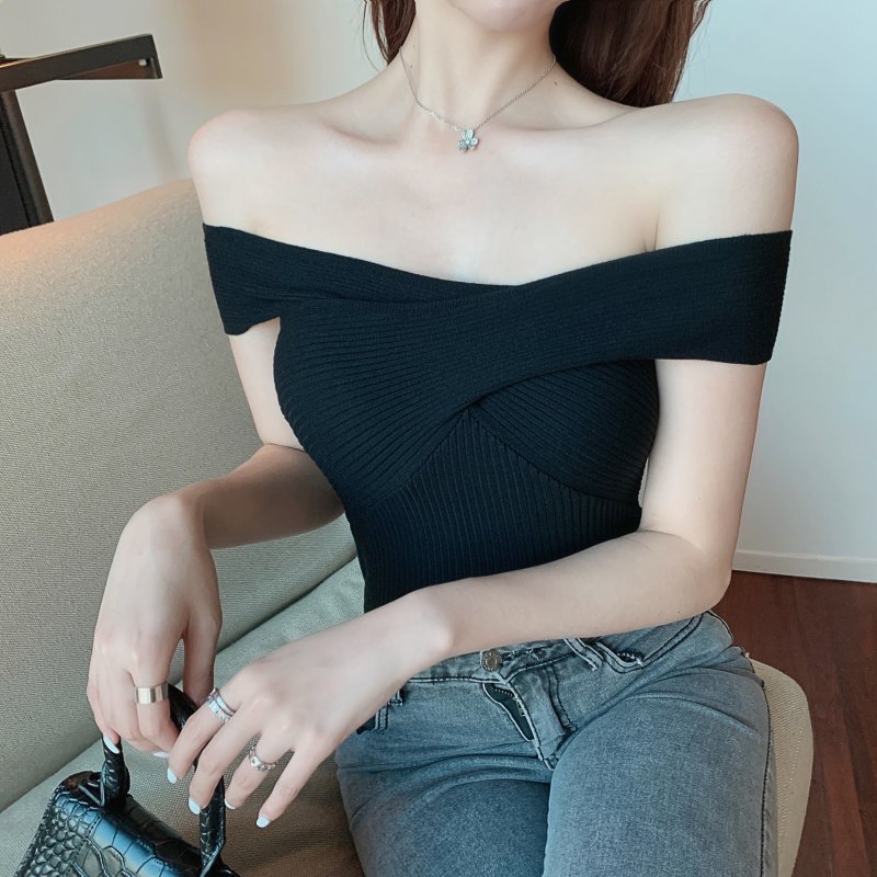 Áo không tay phối vạt đan chéo thời trang cho nữ | BigBuy360 - bigbuy360.vn