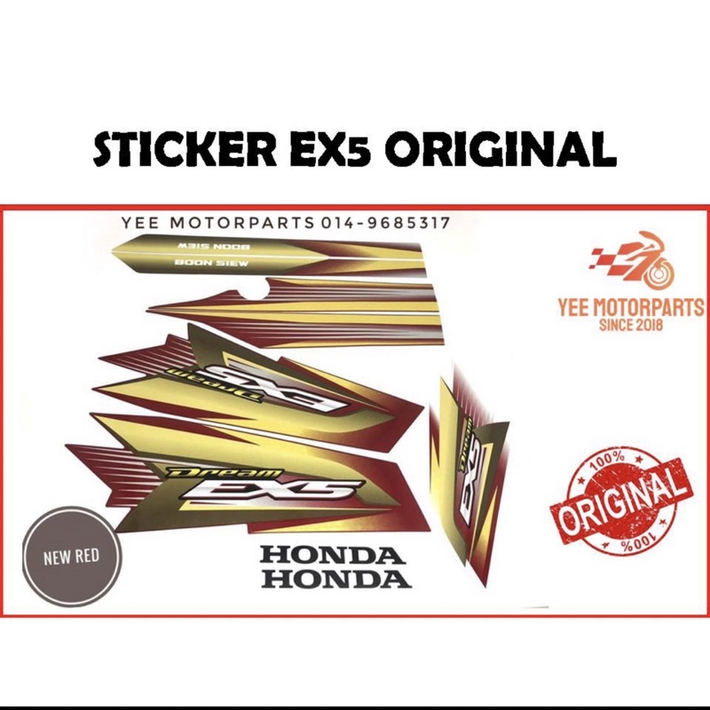 Tem Dream EX5 hàng zin chính hãng Malaysia