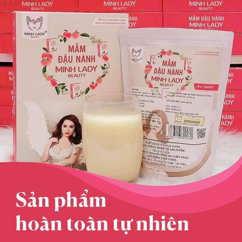 Mầm Đậu Nành tăng vòng 1 Minh Lady Beauty