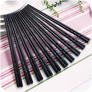 10 đôi đũa nhựa phíp hà thành xoắn dài 22.6cm - không nấm mốc,chịu nhiệt tốt