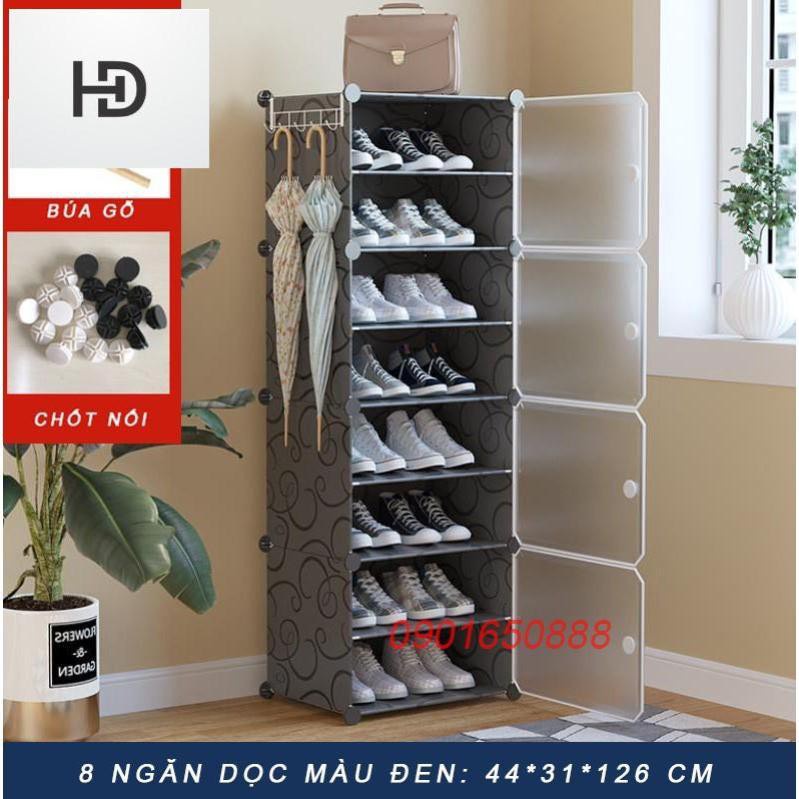 Tủ nhựa đựng giày lắp ghép - Kệ để giày đa năng thông minh