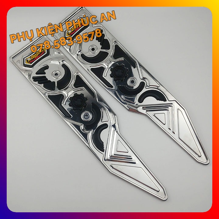 Thảm lót sàn INOX, CAO SU xe AB 2023 2022 bản mới nhất 160 125 gác để chân trước xe airblade 160cc 125cc air blade