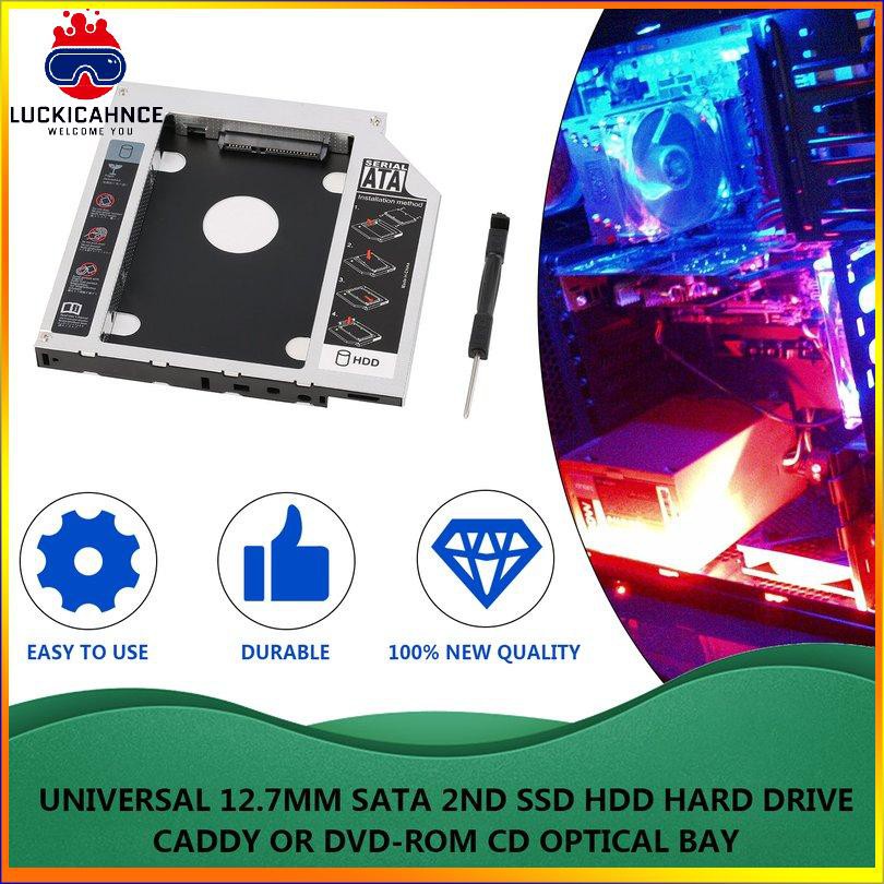 Hộp Đựng Ổ Cứng 12.7mm Sata 2nd Ssd Hdd Kèm Cáp Usb | BigBuy360 - bigbuy360.vn