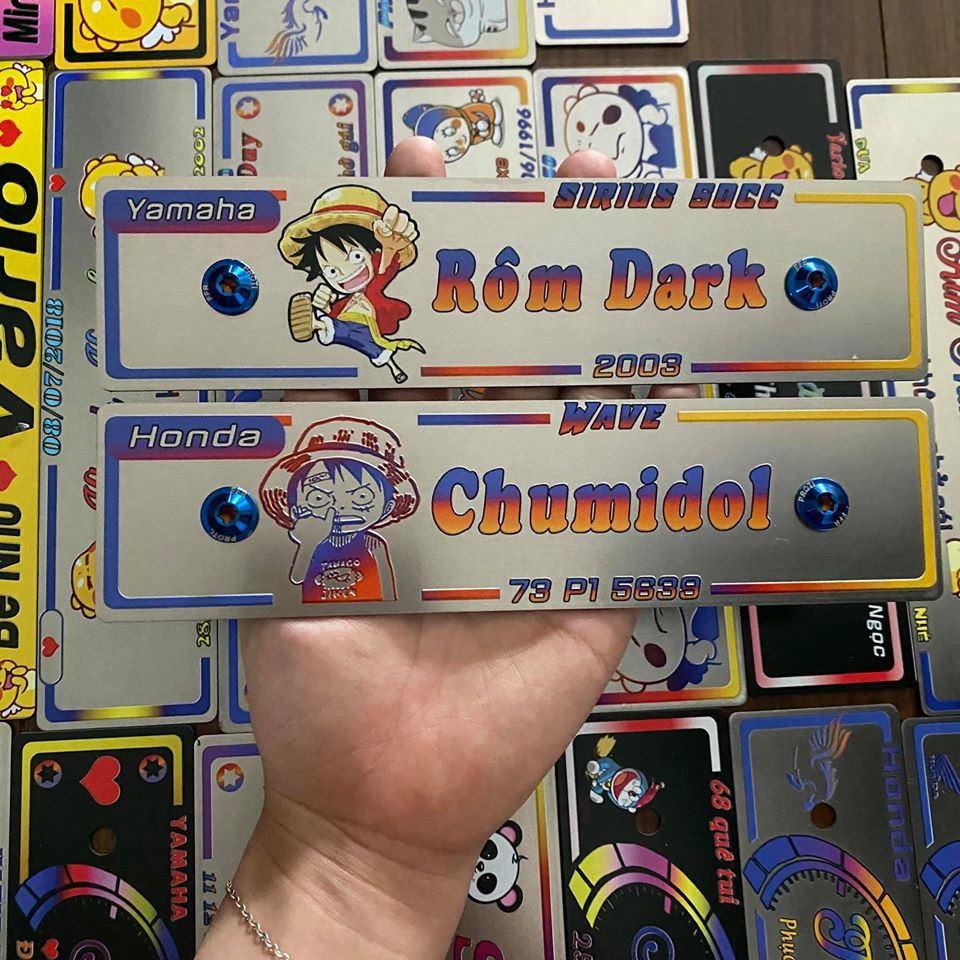 Bảng tên xe máy 2020 - Thiết kế theo yêu cầu