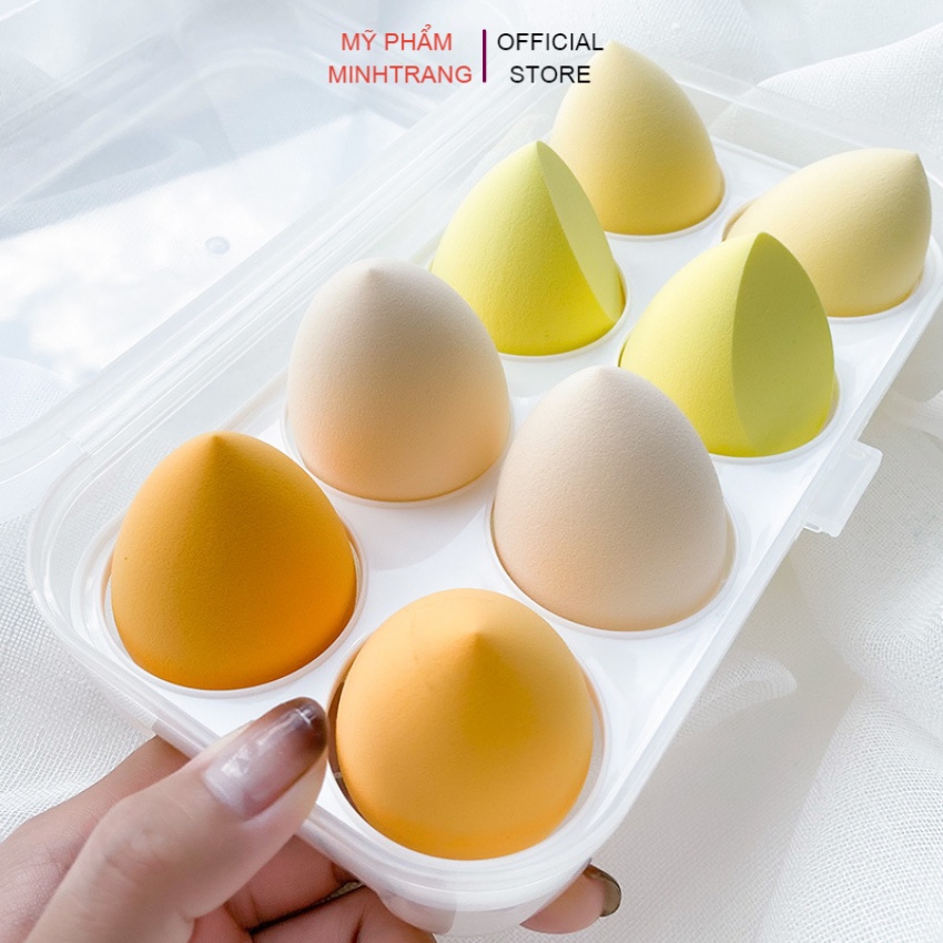 Mút tán kem nền mềm mại,mút trang điểm đẹp,tán phấn,đánh cushion,mịn màng,dễ tán,thích hợp trang điểm mọi đường nét