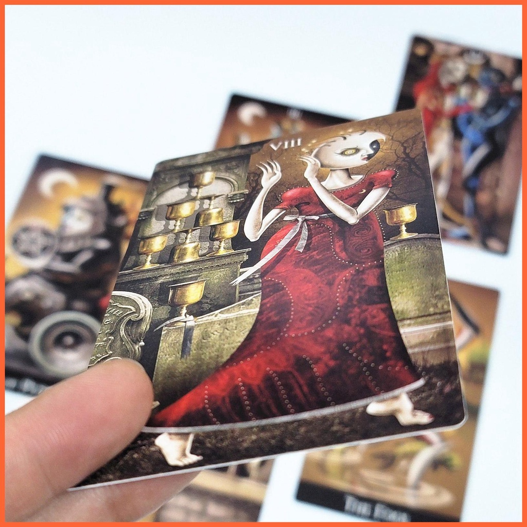 Bộ Bài Tarot Tiếng Anh Oracle Kèm Túi Kích Thước Bỏ Túi Dành Cho Các Bữa Tiệc