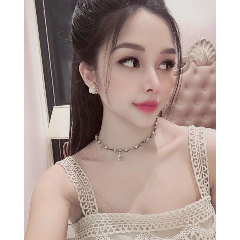 Vòng cổ + bông tai
