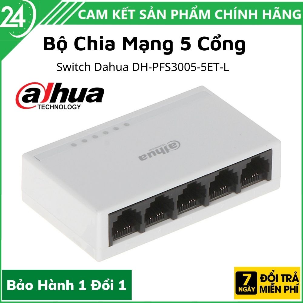 Bộ Chia Mạng Switch Dahua DH-PFS3005-5ET-L - 5 port