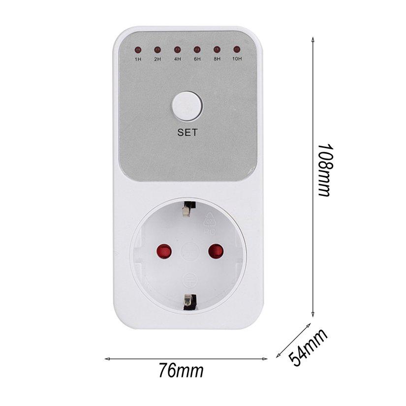 nice☆Mini LED Countdown Timer Switch Socket Outlet Plug-in Time Control EU Plug