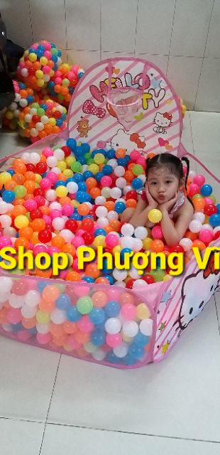 sale sốc quây bóng lục giác tặng kèm bóng nhựa 5cm