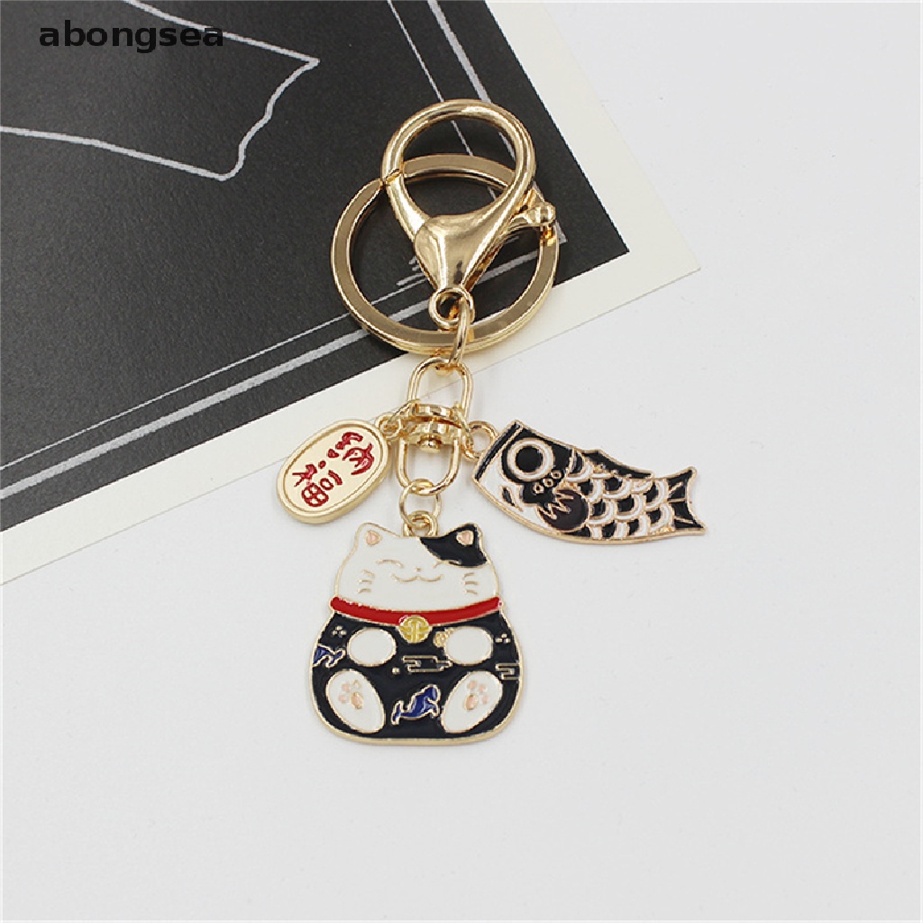 Hoa Tai Hình Mèo May Mắn Thời Trang