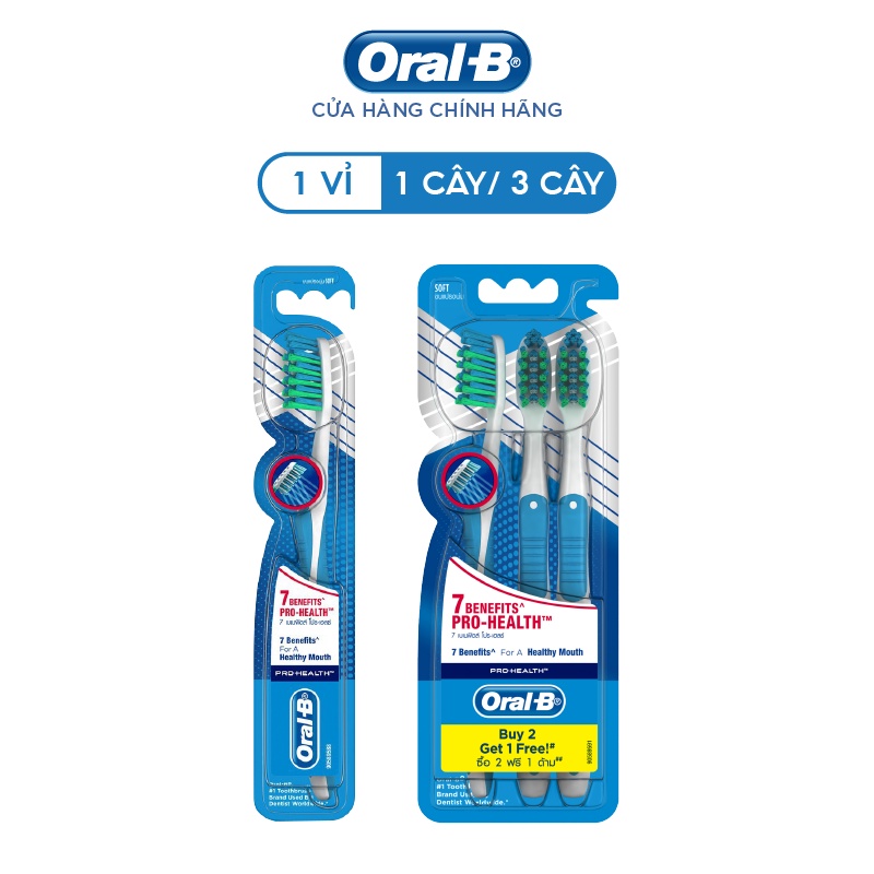 Bàn chải Oral-B 7 Tác Động