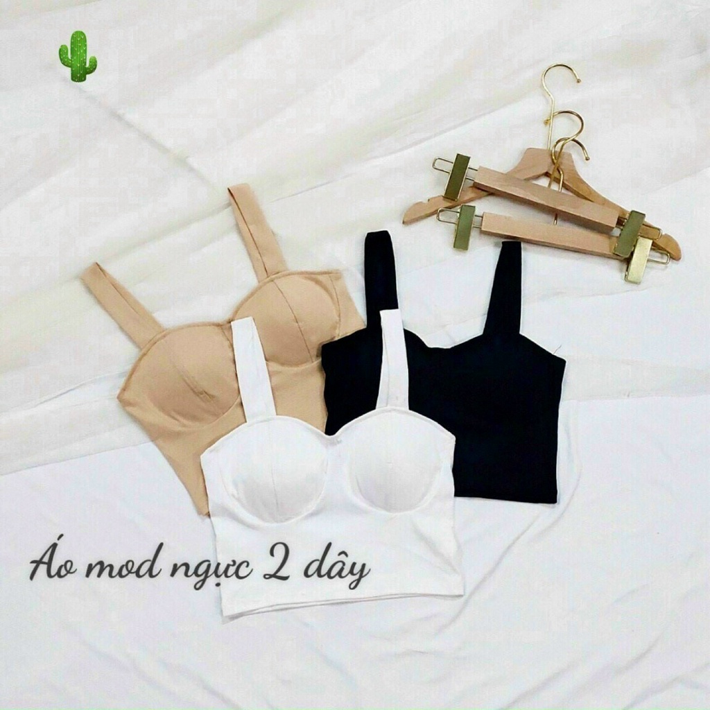 Áo Thun Kiểu Hai Dây Cúp Ngực Siêu Xinh TTPK0412