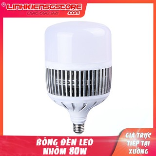 Đèn Led Bulb POWER 80w , CHUÔI đui E-27, tản nhiệt NHÔM đèn chụp ảnh, soft box để cho chất lượng ánh sáng tốt nhất