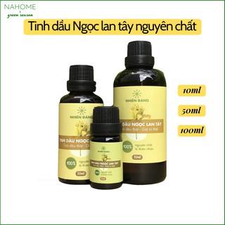 Tinh dầu Ngọc Lan Tây Ylang Ylang nguyên chất Nhiên Đăng xông phòng, thư giãn tinh thần và tạo không khí lãng mạng