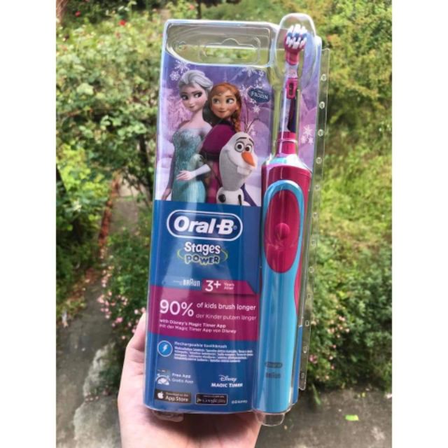 Bàn chải điện Oral-B Stages Power dùng cho các bé từ #3_tuổi_trở_lên