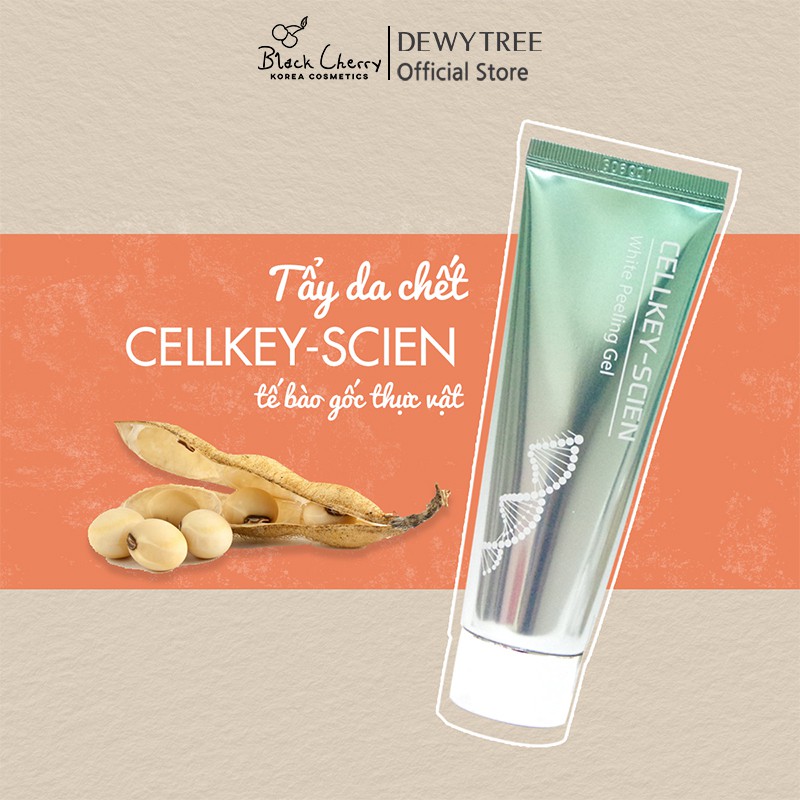 Tẩy Da Chết Tế Bào Gốc Thực Vật Cellkey-Scien White Peeling Gel 50ml | BigBuy360 - bigbuy360.vn