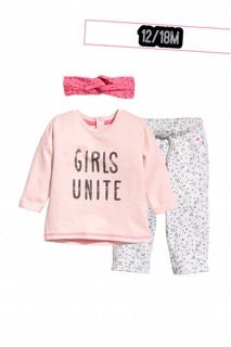 Set thu đông H&M bé gái auth